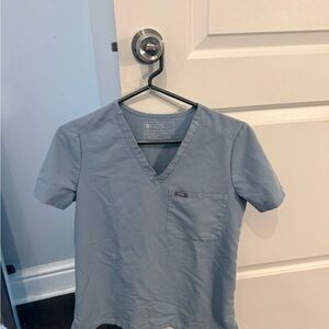 Figs Light Blue Women's Top